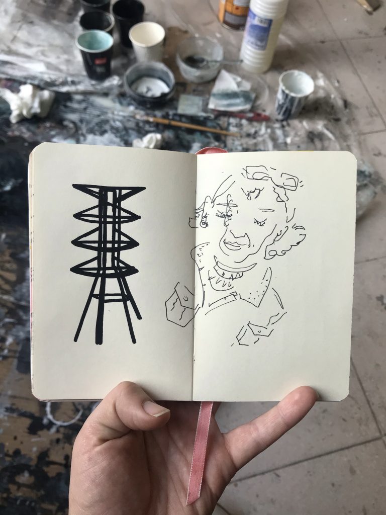dibujar sin mirar la hoja